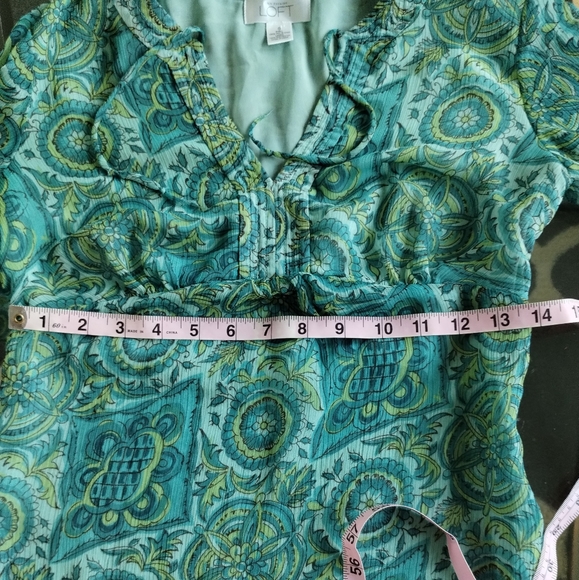 Ann Taylor Loft Floral Long Sleeve Blouse - Picture 13 of 13